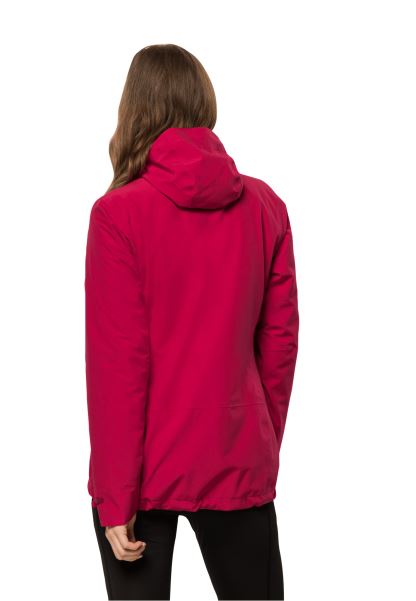 Kızılcık Jack Wolfskin En Iyi Moonrise 3'ü 1 Arada Ceket W