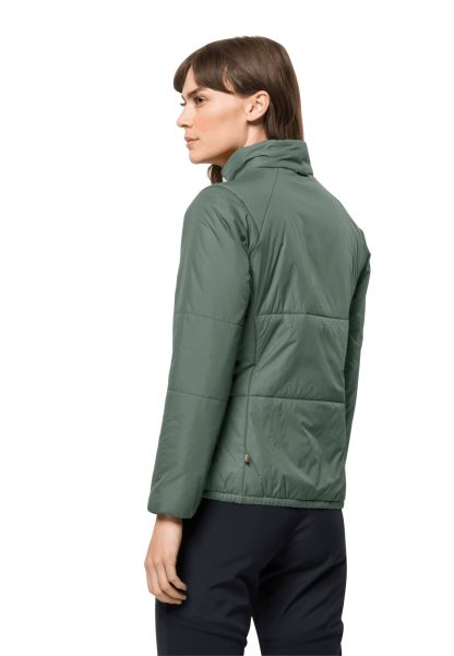 Markalar Jack Wolfskin Hedge Green Bergland Ins Ceket W