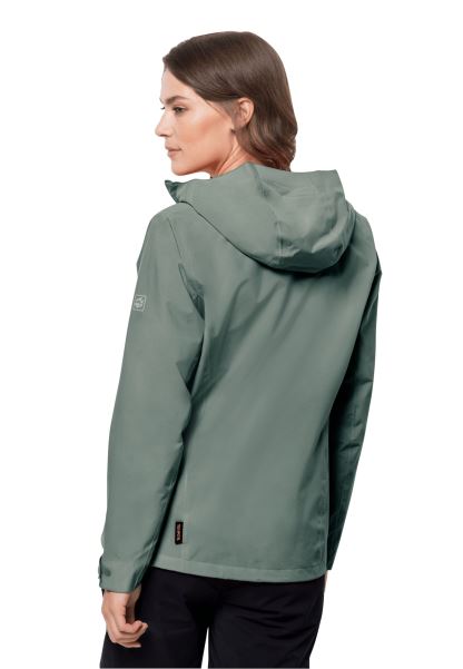 Jack Wolfskin Koleksiyonları Pack & Go Shell W Hedge Green