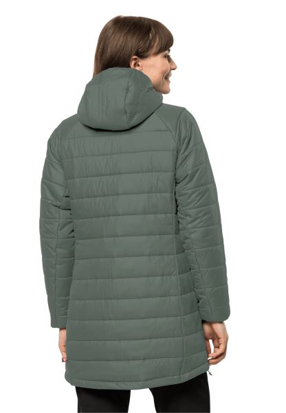 Orijinal Hedge Green Jack Wolfskin Bergland Ins Ceket W