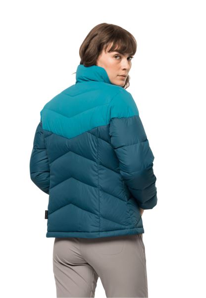Jack Wolfskin Mavi Mercan Herzberg Aşağı Ceket W Moda