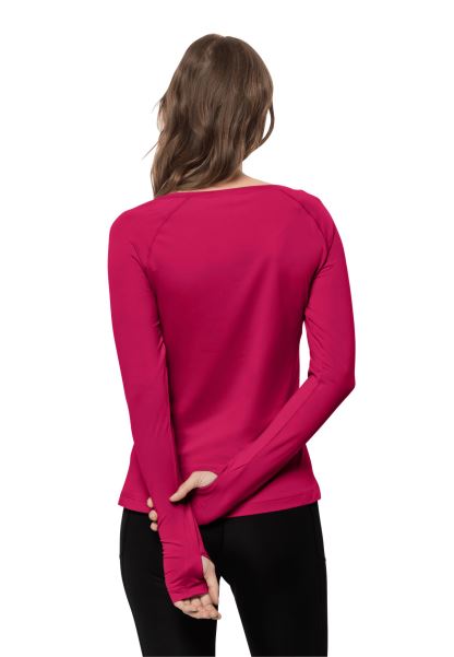 Kızılcık Markaları Jack Wolfskin Tasman L/s W