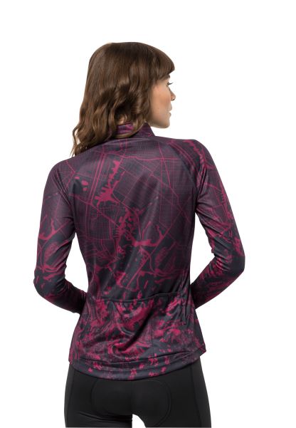 Fashion Morobbia L/s Jack Wolfskin'in Her Yerinde Grafit Baskılı