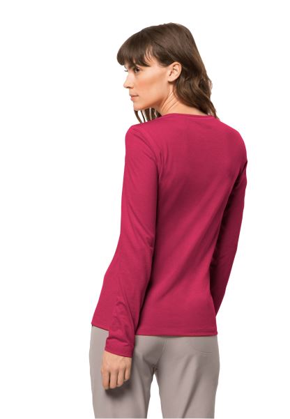 Kızılcık Jack Wolfskin Gökyüzü Termal L/s W Orijinal