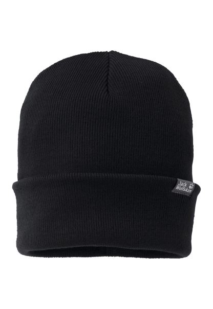 Siyah Moda Nervürlü şapka Jack Wolfskin