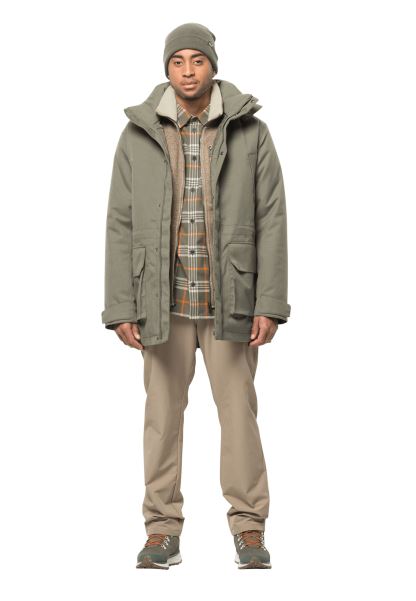 Kökenli Kaburga şapka Jack Wolfskin Tozlu Zeytin