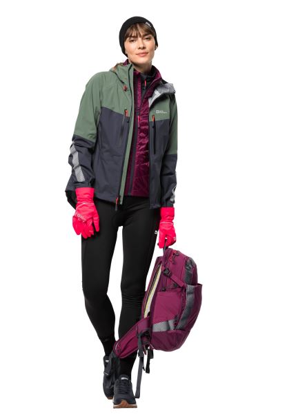 Koleksiyon Yanıp Sönen Pembe Morobbia Hafif Eldiven Jack Wolfskin