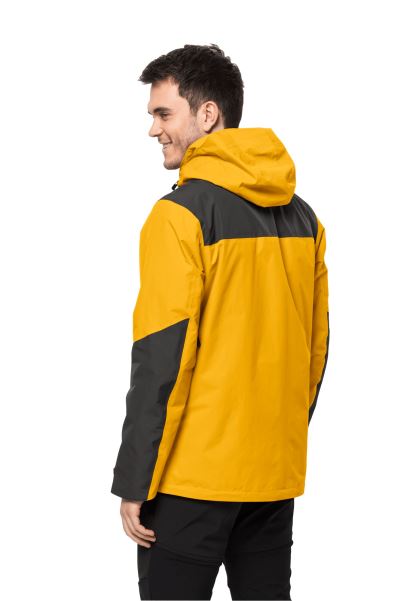 Iri Yarı Sarı Xt Jasper 3'ü 1 Arada Ceket M Koleksiyonu Jack Wolfskin