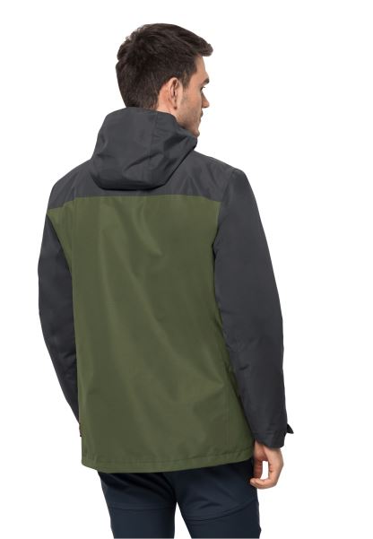 Sıcak Greenwood Jack Wolfskin Taubenberg 3'ü 1 Arada Ceket M