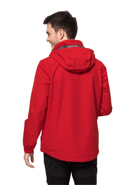 Yeni Jack Wolfskin Adrenalin Kırmızı Stormy Point 2l Ceket M