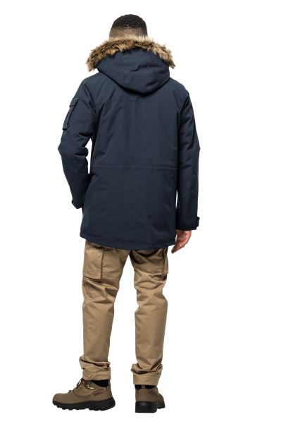 Gece Mavisi Jack Wolfskin Glacier Canyon Parka Markası