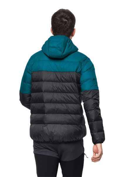 Jack Wolfskin Dna Tundra Aşağı Hoody M Moda Mavi Mercan