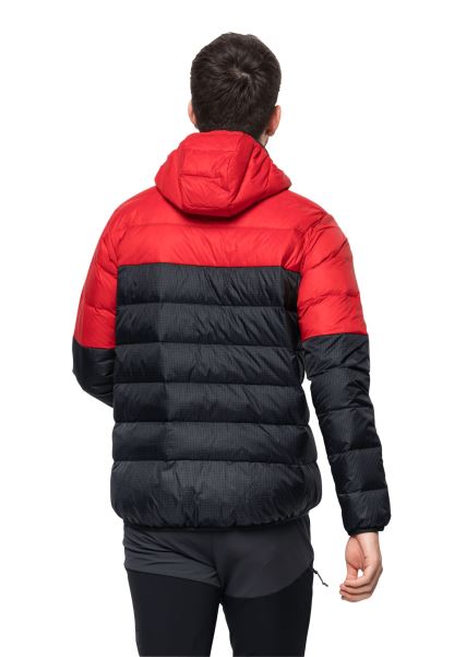 Kapüşonlu M Adrenalin Kırmızı Jack Wolfskin Aşağı Yeni Dna Tundra