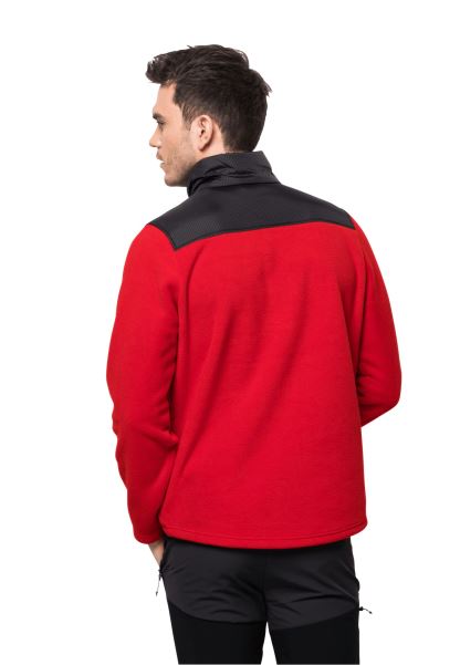 Sıcak Jack Wolfskin Adrenalin Kırmızı Dna Boz Fz M