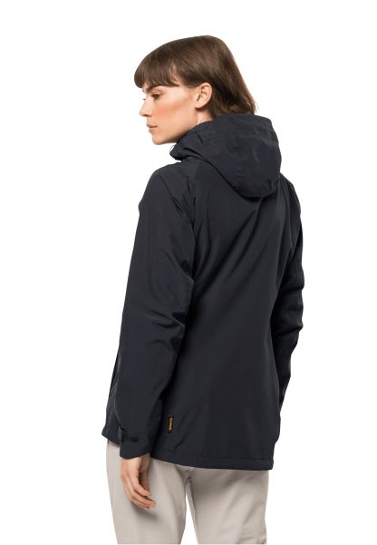 Siyah Koleksiyonlar Glaabach 3'ü 1 Arada Ceket W Jack Wolfskin