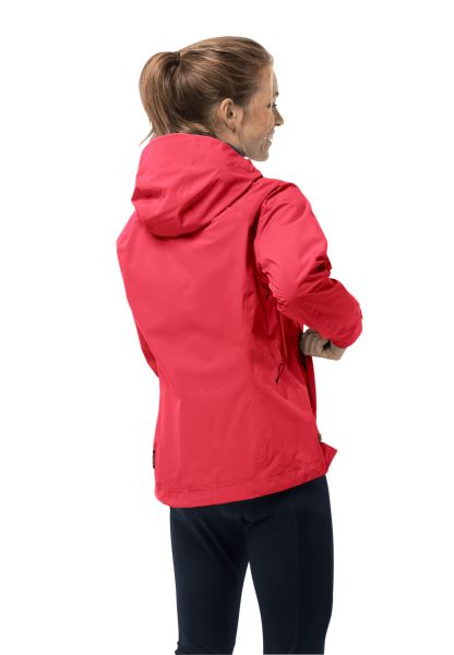 Jack Wolfskin Lale Kırmızı En Yüksek Zirve Ceket W Sıcak
