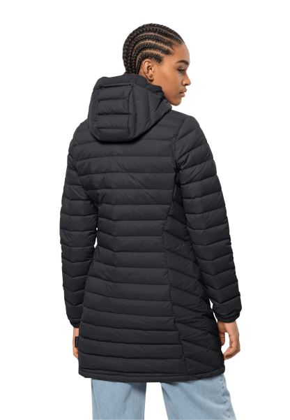 Jack Wolfskin Sıcak Siyah Parlayan Dağ Ceketi