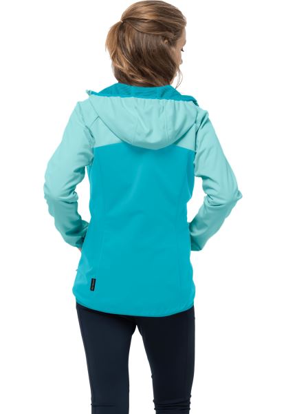 Dark Aqua Jack Wolfskin Orijinal Go Zammı Softshell W