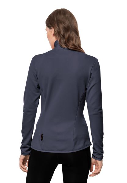 Sıcak Grafit Jack Wolfskin Tepe ızgara Polar W