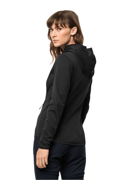 Baiselberg Kapşonlu Fz W Jack Wolfskin Siyah Yeni