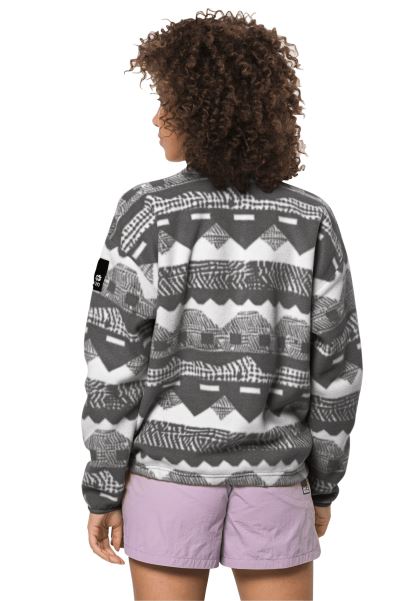 Jack Wolfskin Markaları 365 Asi Baskılı Polar W Phantom Her Yerde