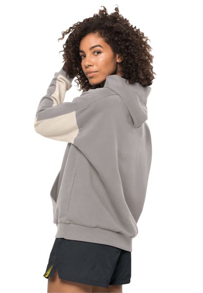 Jack Wolfskin 365 Asi Kapüşonlu Yıkama Gri Sıcak