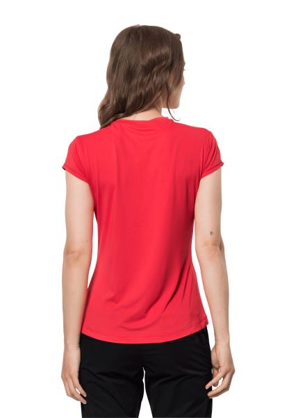 Orijin Jack Wolfskin Ile Lale Kırmızı Tasman S/s