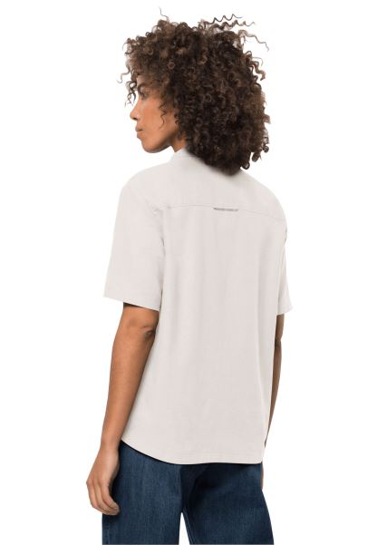 Pamuk Beyaz Jack Wolfskin Kökenleri Doğa Yazlık Gömlek W