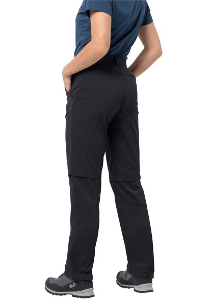 Etkinleştir ışığı Fermuarlı Kadın Orijinleri Jack Wolfskin Siyah