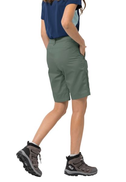 Hedge Green Jack Wolfskin Koleksiyonu Activ Eşofman şort Kadın