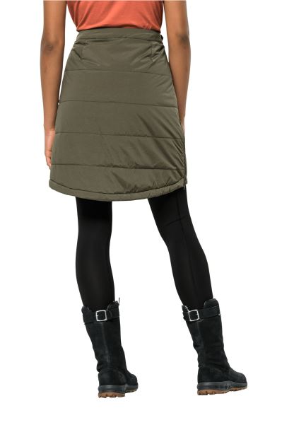 Sıcak Jack Wolfskin W Tozlu Zeytin Alpengluehen Etek