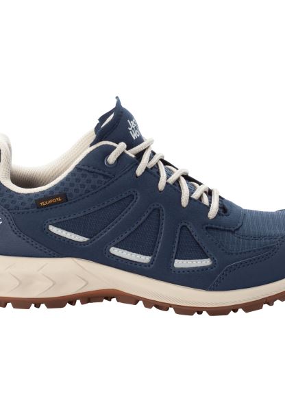 Yeni Jack Wolfskin Koyu Mavi-bej Ormanlık 2 Texapore Low W