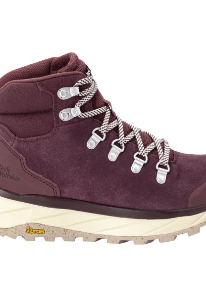 Jack Wolfskin Marka Bordo-bej Terraventure Kentsel Orta W