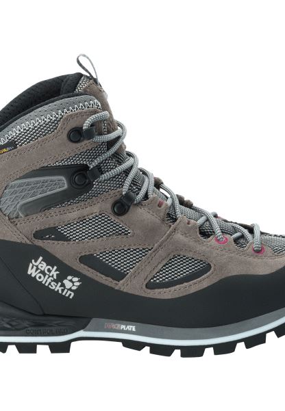 Asfalt Gri-pembe Force Crest Texapore Mid W Jack Wolfskin Koleksiyonu