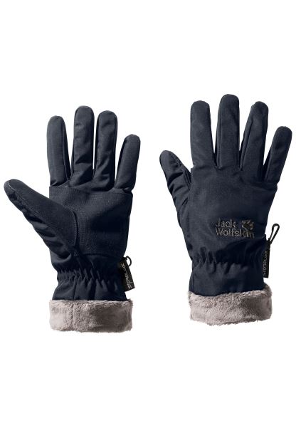 Jack Wolfskin Gece Mavisi Stormlock Highloft Eldiven Kadın Modası