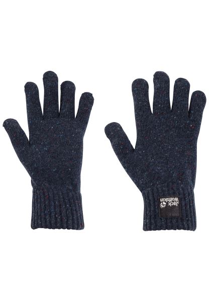 Doğa örgü Eldiven Jack Wolfskin Orijinal Gece Mavisi