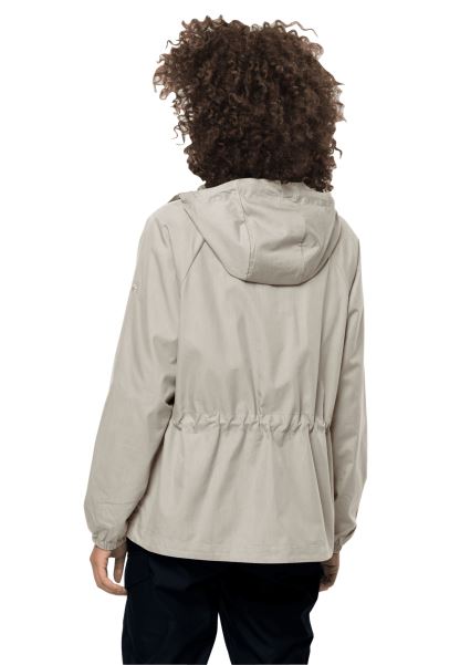 Jack Wolfskin Sıcak Tozlu Gri Göl Kenarı Gezi Ceketi W