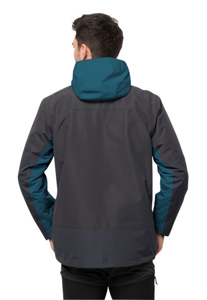 Jack Wolfskin Dna Tundra 3'ü 1 Arada Ceket M Mavi Mercan Koleksiyonları