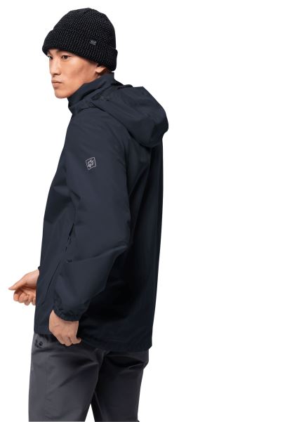 Marka Gece Mavisi Fırtınalı Nokta Ceket M Jack Wolfskin