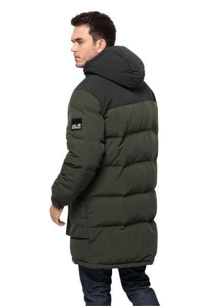Jack Wolfskin Brand Alex Uzun Aşağı Ceket M Antik Yeşil