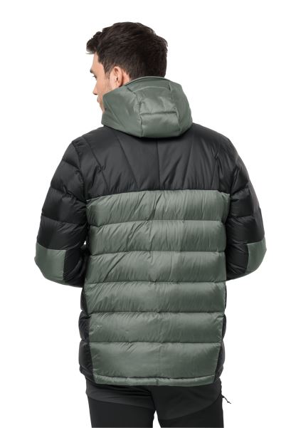 Hedge Green Jack Wolfskin En Iyi Nebelhorn Aşağı Hoody M