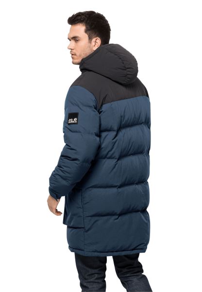 Jack Wolfskin Alex Uzun Aşağı Ceket M Gök Mavisi En Iyi