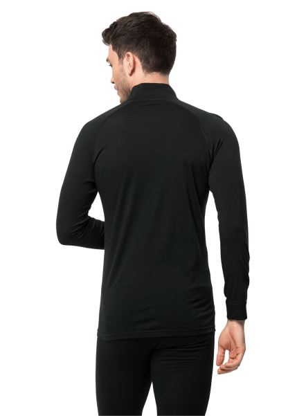 Alpspitze Yün L/s Hz M Jack Kurt Derisi Sıcak Siyah