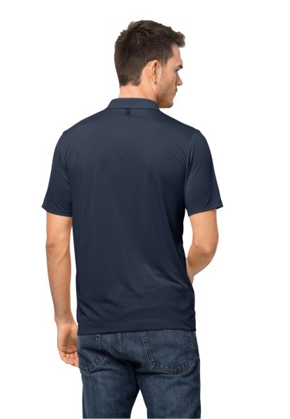 Jack Wolfskin Gece Mavisi Pack & Go Polo M Orijinal