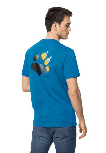 Jack Wolfskin Yeni Gökkuşağı Pençe T M Mavi Pasifik