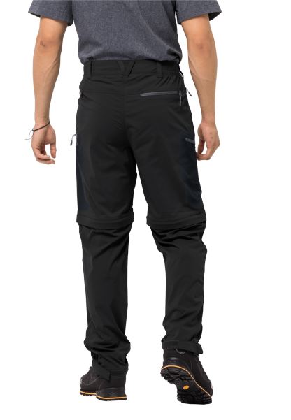 Etkinleştir ışığı Fermuarlı Erkek Jack Wolfskin Siyah Orijinal