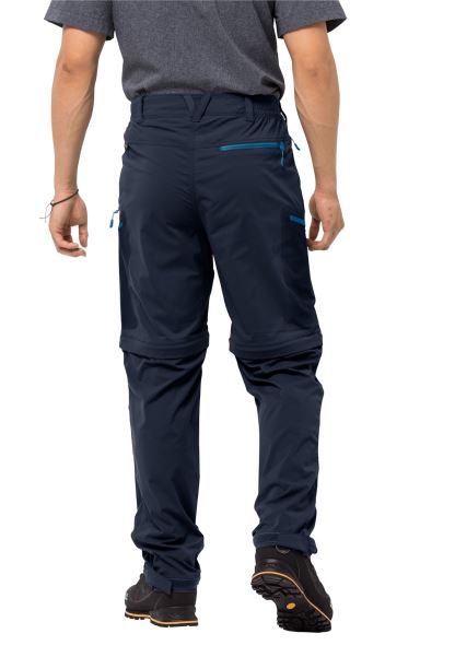 Etkinleştir ışığı Zip Kapalı Erkekler Moda Jack Wolfskin Gece Mavisi