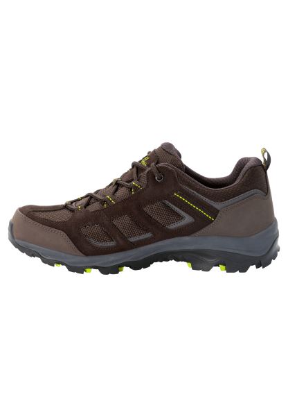 Brand Dark Brown-lime Vojo 3 Texapore Low M Jack Wolfskin