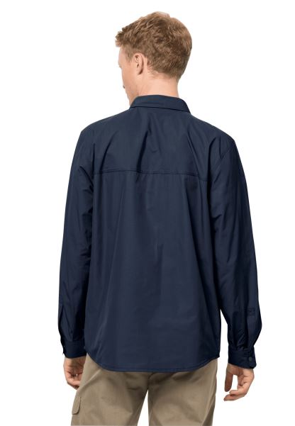 Marka Jack Wolfskin Gece Mavisi Göl Kenarı Roll-up Gömlek M