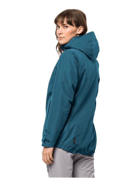 Jack Wolfskin Bergland 3in1 Ceket W Mavi Mercan Kökenleri